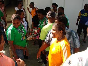 2007 Special Olympics World Summer Games-Team Seychelles return to heroes' welcome