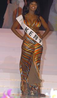 Miss Kenya, Mary Katana, who was declared Miss Congeniality