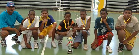 Male winners Anse Boileau Secondary School