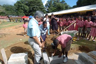 Stone laying for Mont Fleuri primary school-Government committed to equality in education, says director