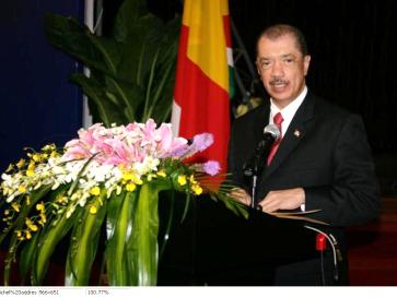 President Michel launching the first Seychelles Tourism Seminar in China