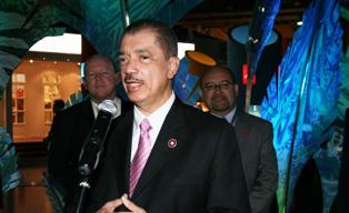 President Michel officially opening the Seychelles Pavilion at the Shangai World Expo 2010