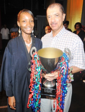 Seychelles Polytechnic graduation-Valerie Gabriel clinches President’s Cup