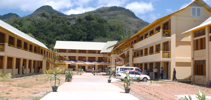 The new Anse Aux Pins Primary School