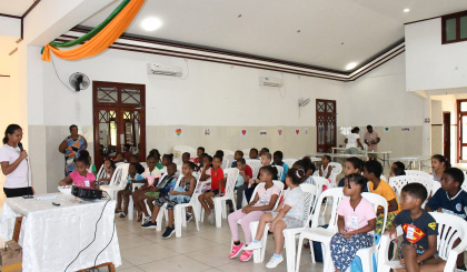Anse Etoile district hosts vacation workshop