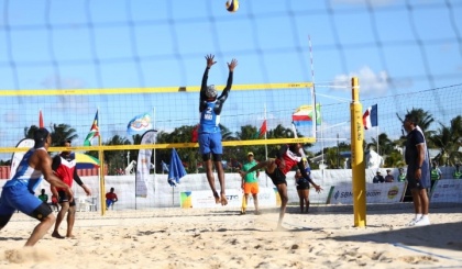 Beach Volleyball - Seychelles men’s team will play for the bronze medal