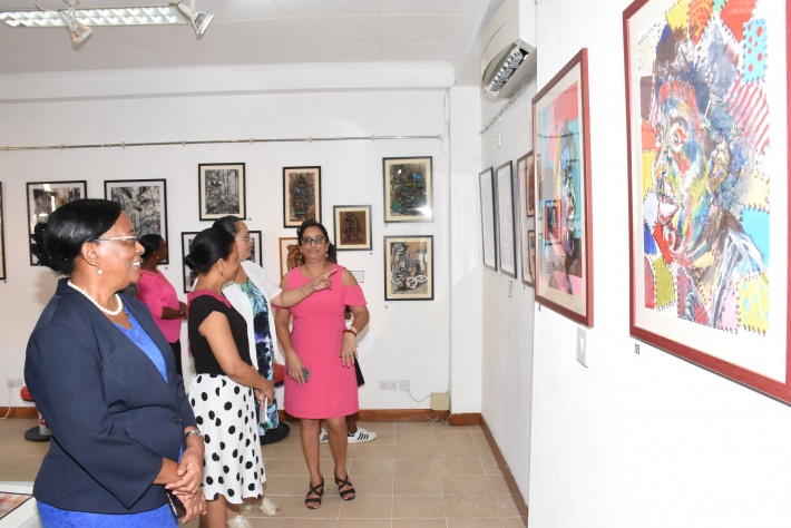 Young artists showcase their work in week-long exhibition