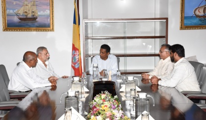 President Faure pleased with project to be carried out by Indian Association of Seychelles