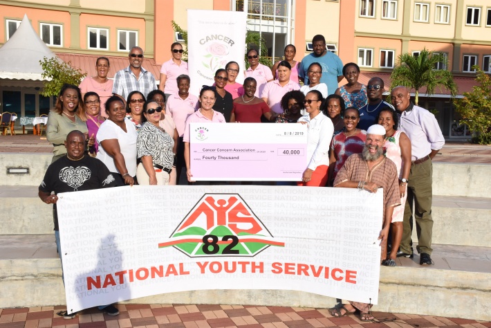 NYS 1982 donates to Cancer Concern Association