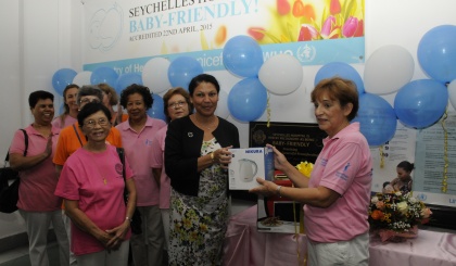 New day lounge for nursing mothers opens at Seychelles Hospital