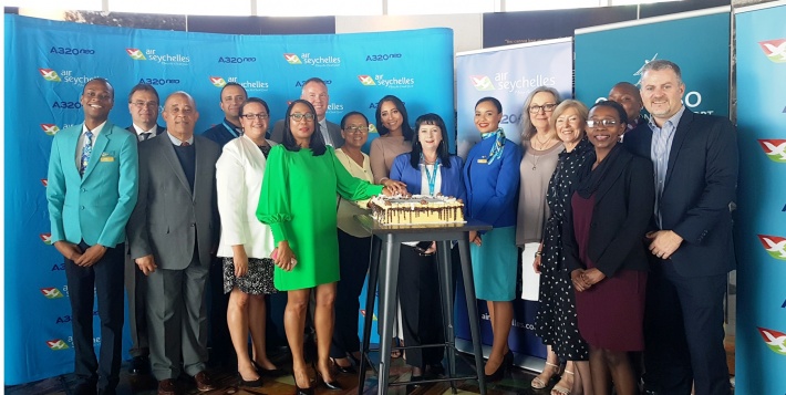 Air Seychelles introduces Africa’s first A320neo to the capital of Gauteng