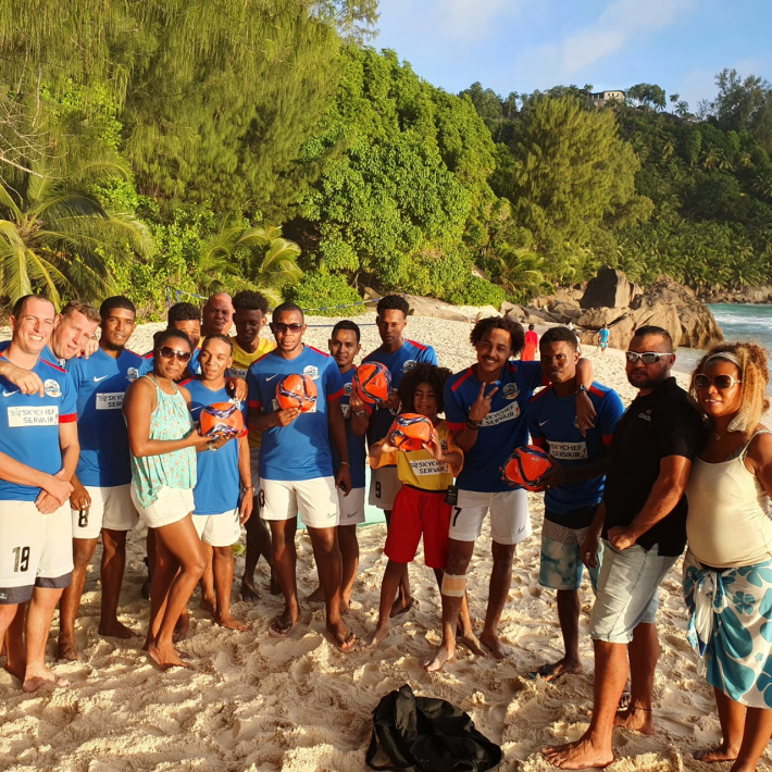 Beach Soccer  Skychef Servair partners with Club Stormy Taka for the new season