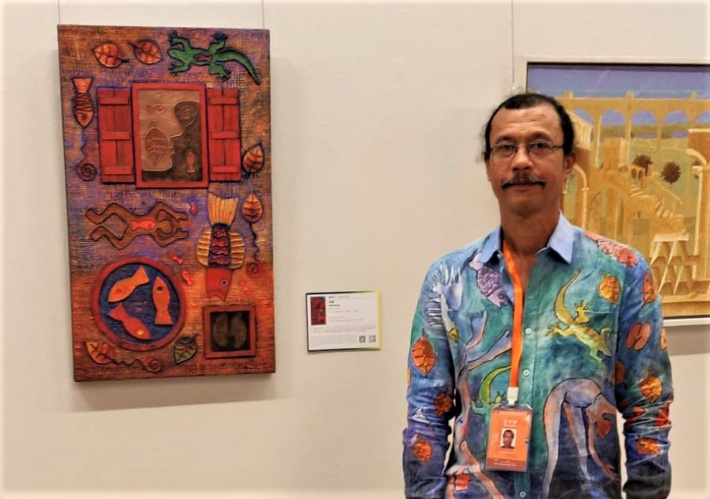 George Camille, first Seychellois artist for Beijing Biennale 2019 after strict selection