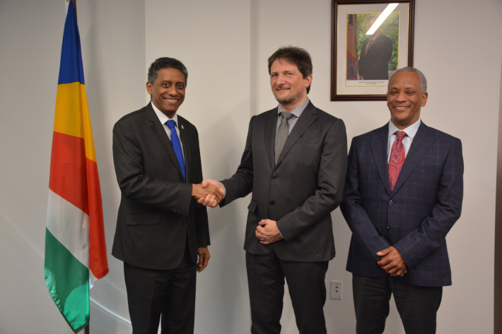 President holds discussions with Uneca guest speaker Jean-François Groff