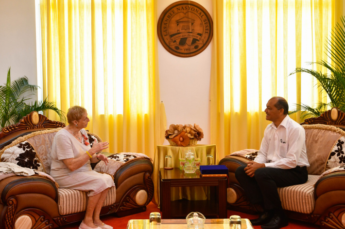 Speaker Prea receives former Speaker of the Northern Ireland Assembly