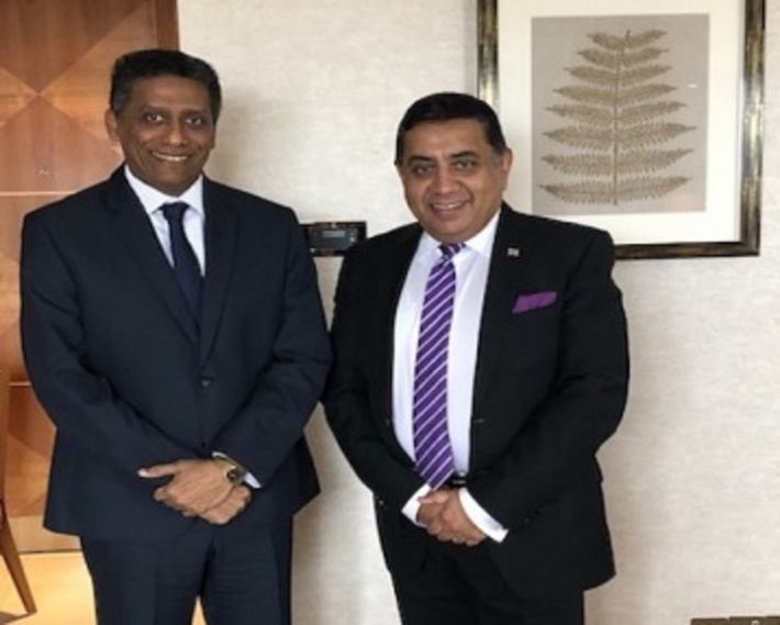 President Faure meets Lord Ahmad of Wimbledon