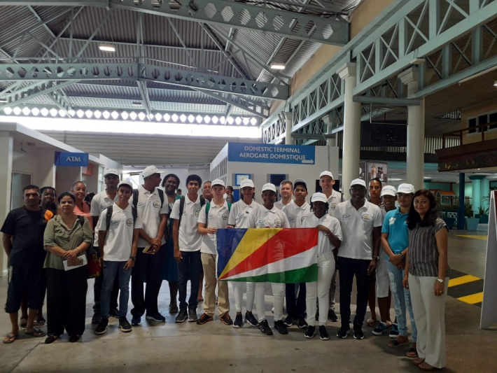 Team Seychelles in Dubai to participate in 2019 First Global Robotic Competition