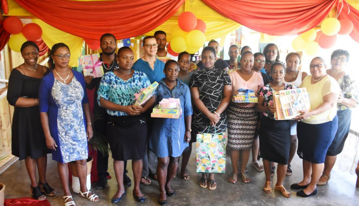 Partners of Les Mamelles crèche collaborate to open learning centre