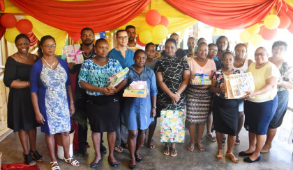 Partners of Les Mamelles crèche collaborate to open learning centre