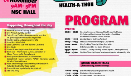 First Women’s Health-a-Thon in Seychelles