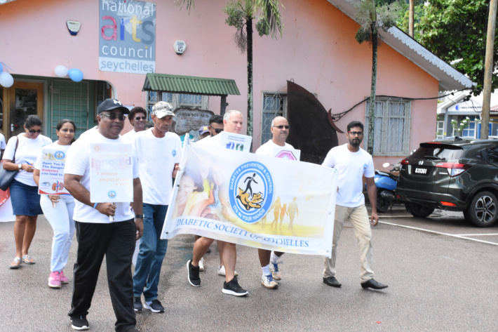 Diabetic Society of Seychelles raises awareness through Walk-A-Thon