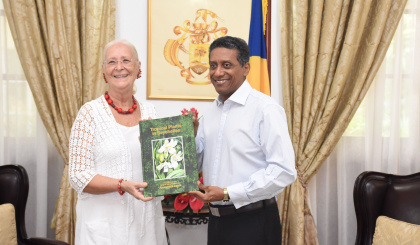 President Faure gifted with new book from Ambassador of Malta
