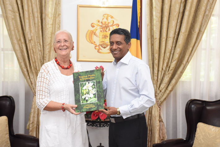 President Faure gifted with new book from Ambassador of Malta