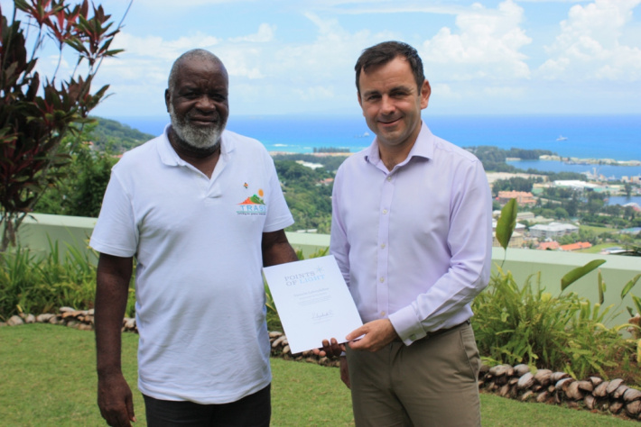 Queen Elizabeth recognises Victorin Laboudallon with Commonwealth Points of Light award