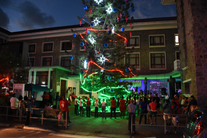 Christmas lights sparkle in Victoria
