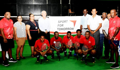 Seychelles badminton gets new equipment from Japan