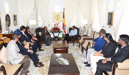 President Faure meets reps from two international charitable organisations