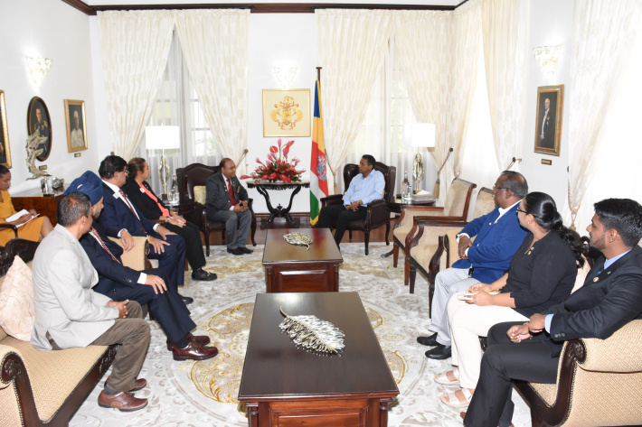 President Faure meets reps from two international charitable organisations