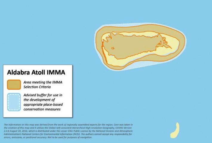 Aldabra listed as important marine mammal area in sixth international designation