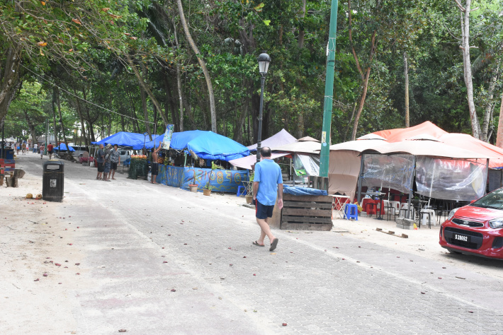 Regatta site at Beau Vallon