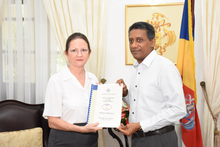 President Faure receives Ombudsman’s report