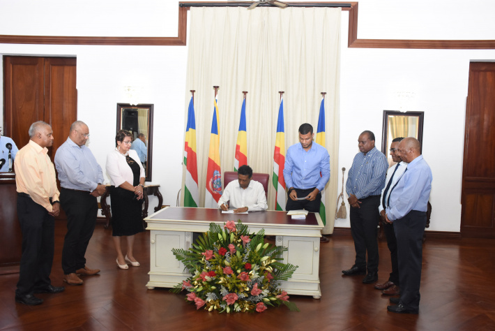 President Faure assents to two maritime related acts