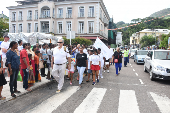 Preserve Seychelles stages march against foreign military facilities on Seychelles territories