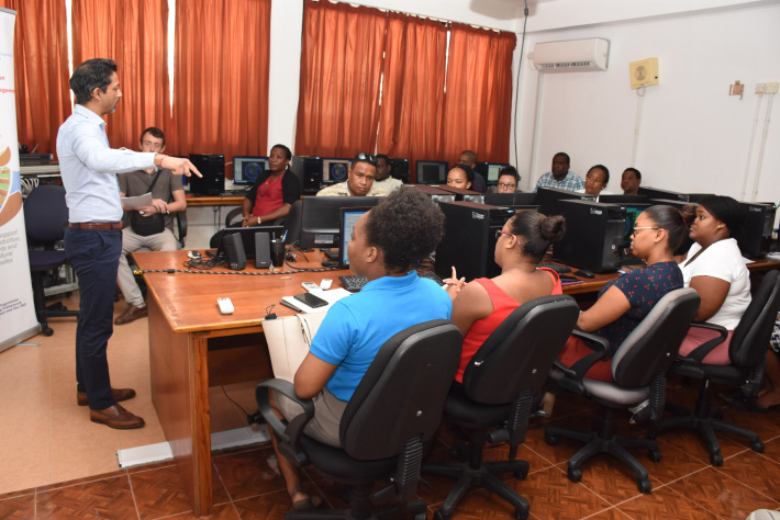 Stakeholders learn to use new data collection technology for better land use planning