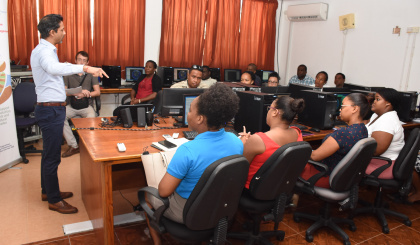 Stakeholders learn to use new data collection technology for better land use planning