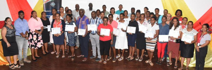 Ministry of education staff rewarded for disaster management training