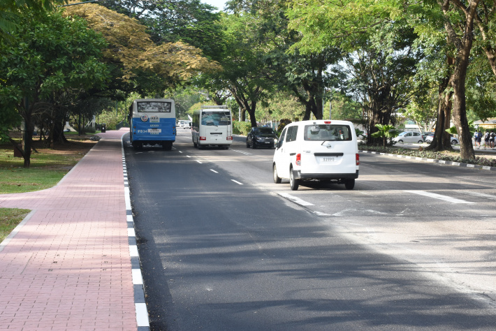 5th June Avenue now a three-lane street