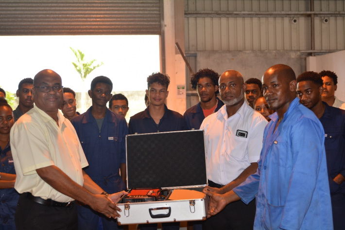 Ports authority donates welding equipment to SIT