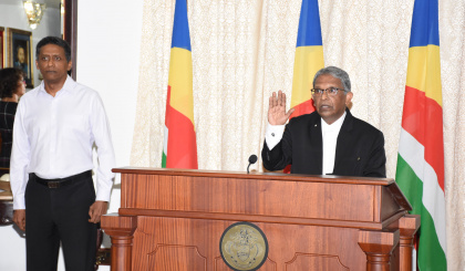 Justice Fernando sworn in as president of the Court of Appeal