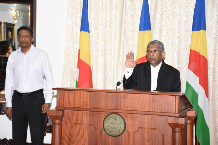 Justice Fernando sworn in as president of the Court of Appeal