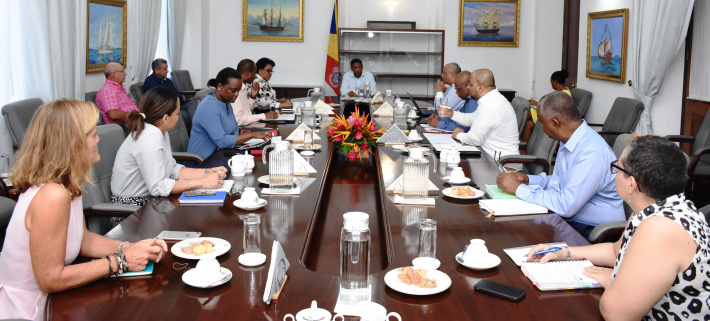 Fourth consultative session chaired by President Danny Faure with key representatives of government and private sector