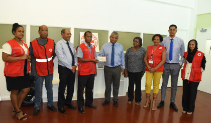 LDS caucus donates R60,000 to Red Cross