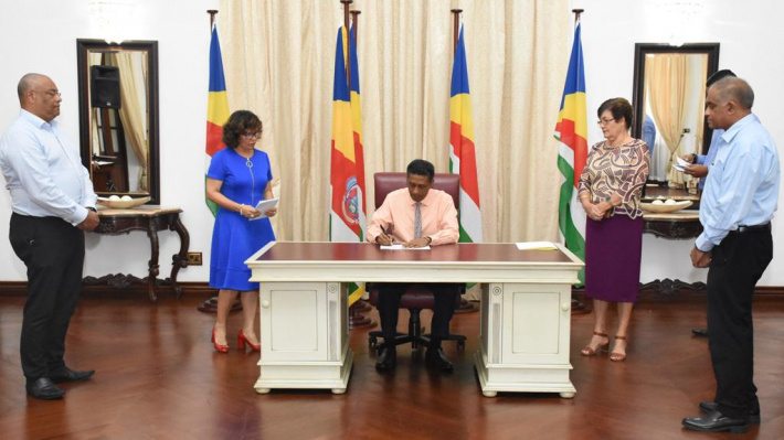 President Faure assents to Domestic Violence Act 2020