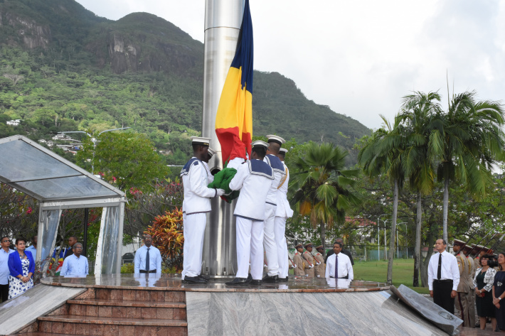 Flag-raising ceremony marks Constitution Day