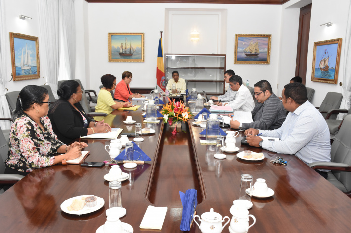 Rapid response team meets with President Faure