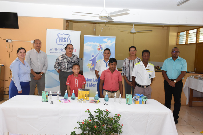 H Savy Insurance donates hygiene products, stationery to all public schools